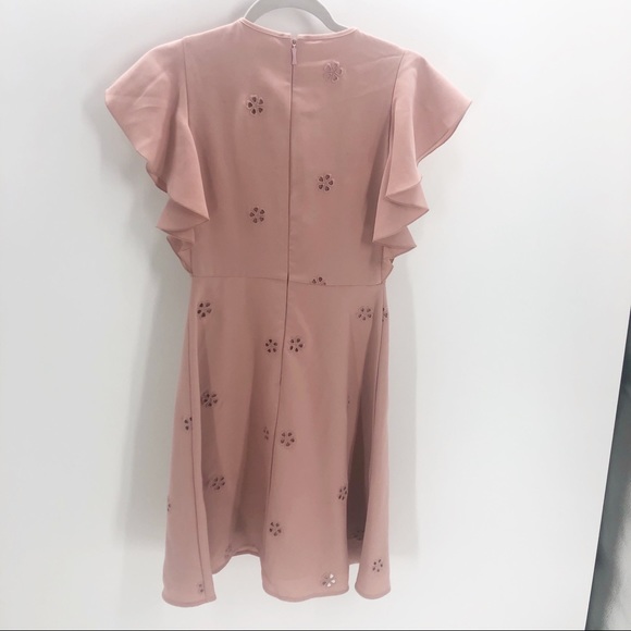 Kate Spade Cutout Crepe Dress Sz 00 - Picture 6 of 7